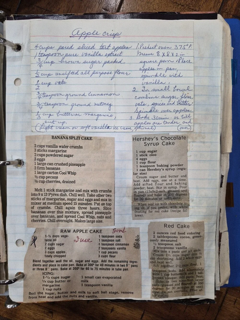 Antique Handwritten Cookbook Recipes Clipped Newspapers Cookware Booklets Lot